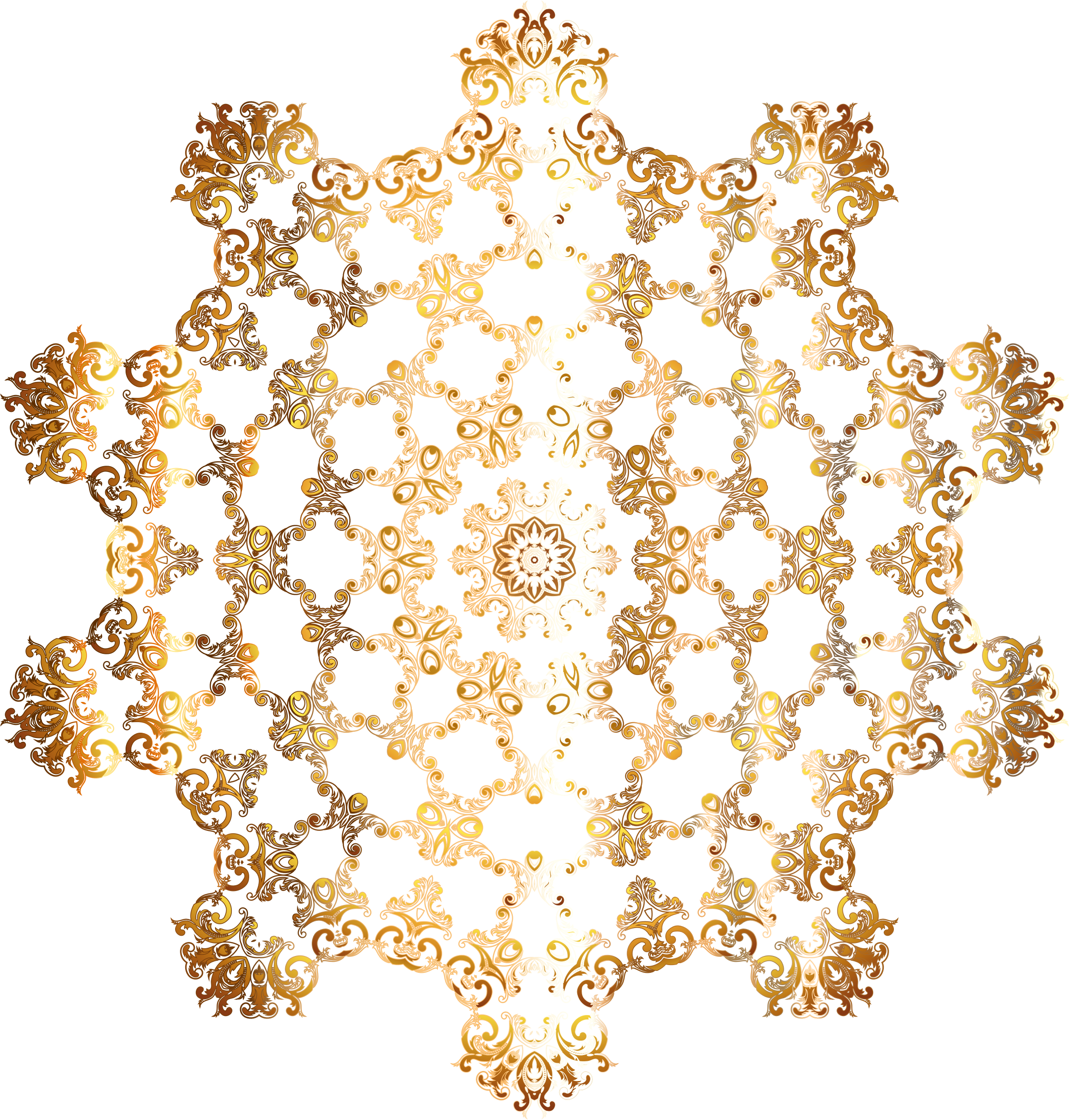 Clipart - Gold Vintage Background Png (2222x2328)