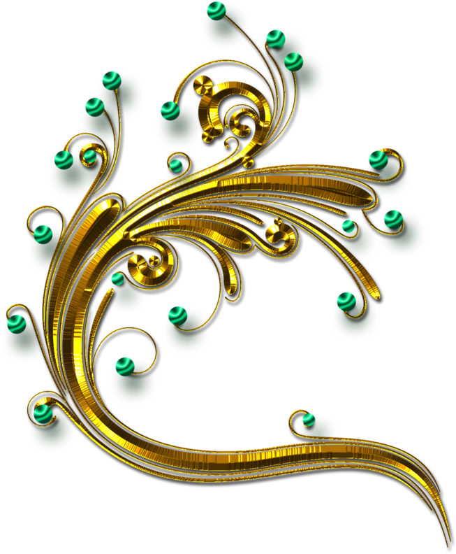 Vintage Pearls Clip Art Download - Belly Ring, Dangling Turquoise Moon, With14k Gold Leaf, (900x900)