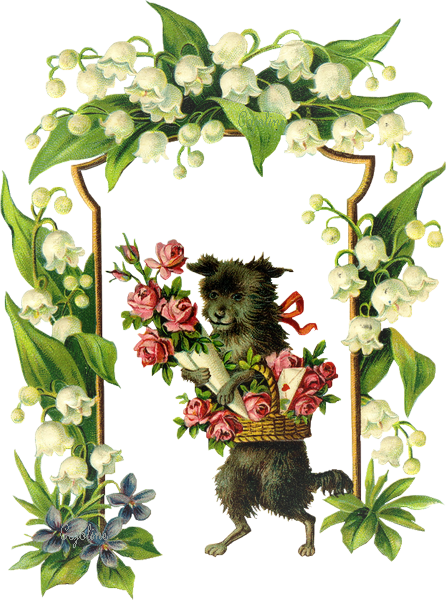 Art Vintage Flowers \ Винтажные Цветы - Vintage (446x600)