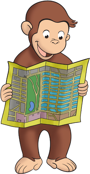 Curious George Cartoon Monkey Images On A Transparent - Curious George (600x600)