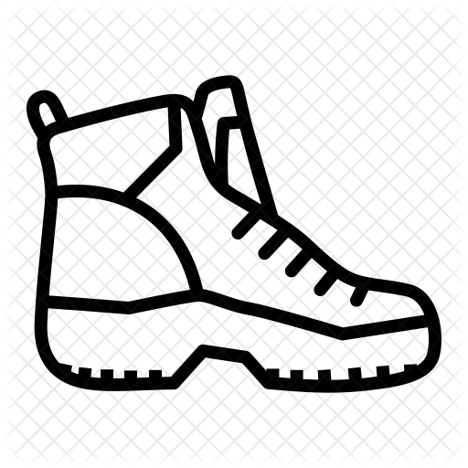 Hiking Icon - Hiking Boots Icon Transparent Png (512x512)