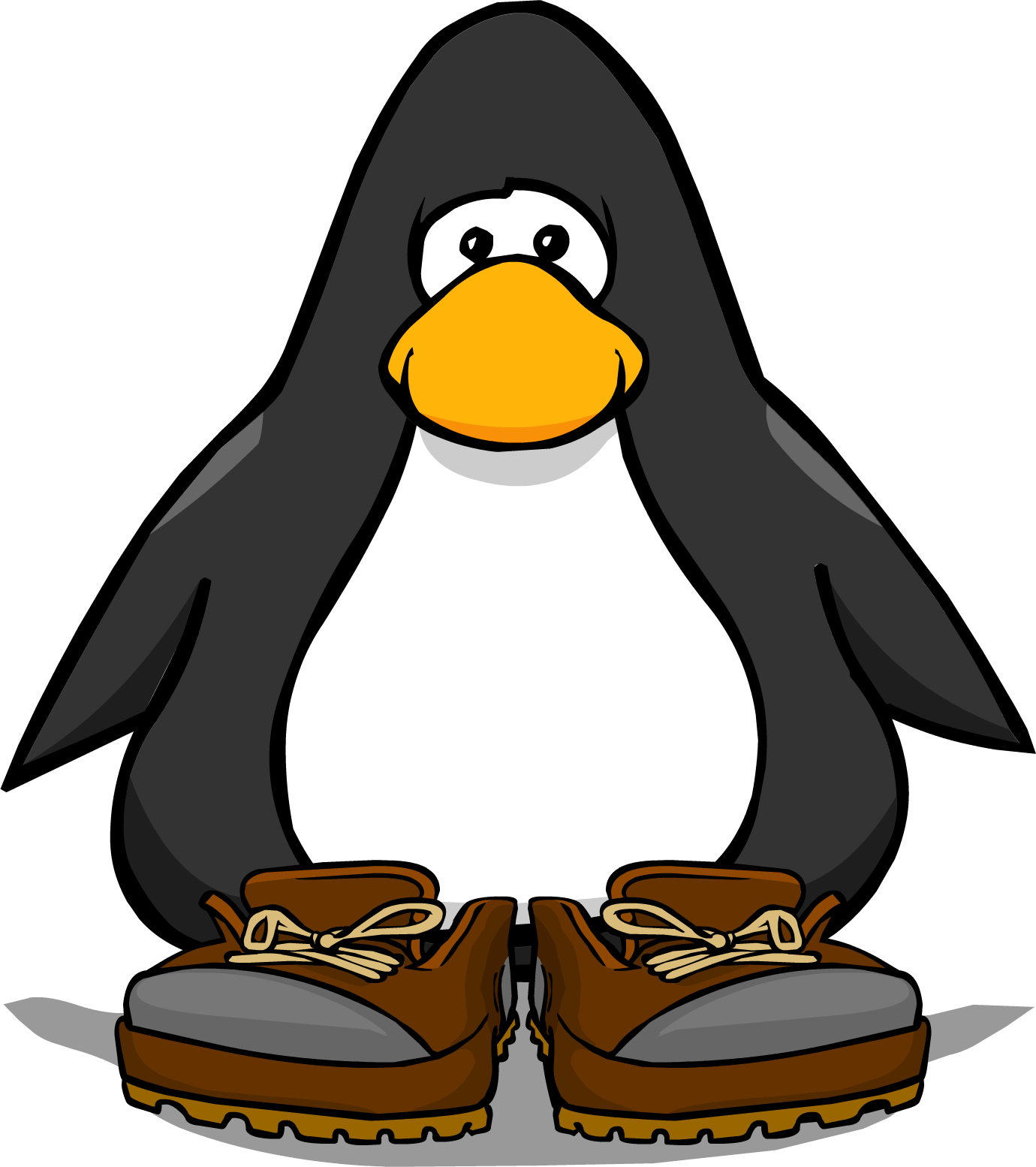Hiking Boots From A Player Card - Club Penguin Boa (1380x1554)
