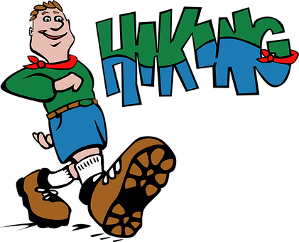 Hiking, Man, Shoes, Boots, Hiker, Shorts - Las Aventuras De Huckleberry Finn [book] (421x340)