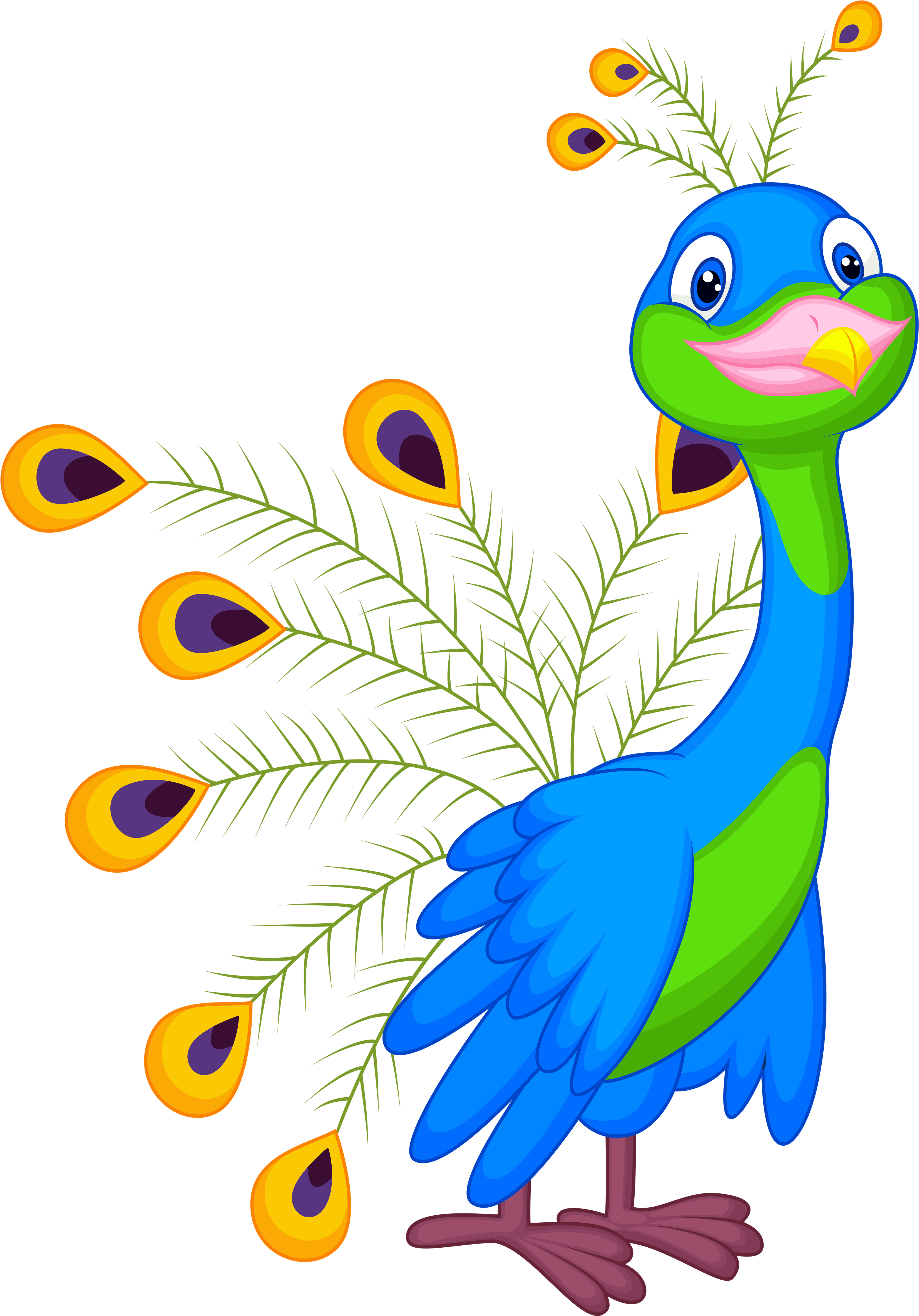 Peacock Clipart And Templates On Clip Art Graphics - Peacock Clipart Free (3651x5000)