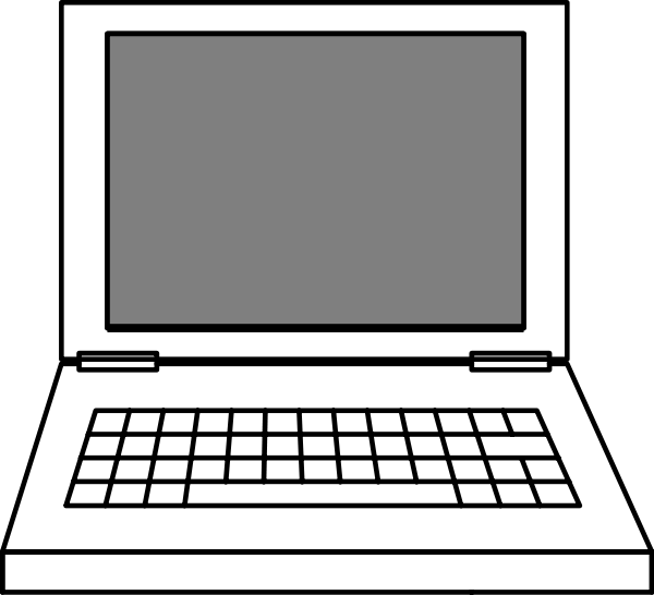 Laptop Clipart - Laptop Clip Art (600x546)