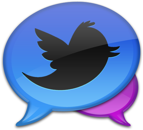 Twitter Bird Grey Png (512x512)