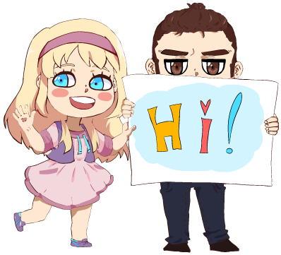 Jule And Vern Messages Sticker-0 - Cartoon (408x408)
