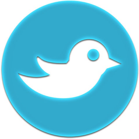 Twitter Clip Art - Twitter Round Logo Png Transparent Background (512x512)