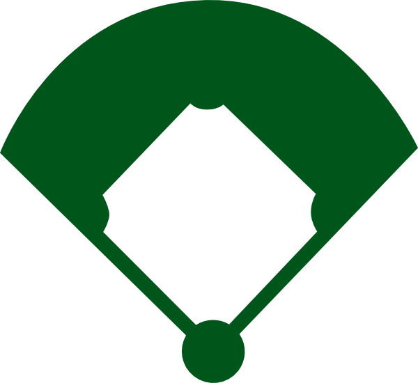 Baseball Diamond Vector Art (600x550)
