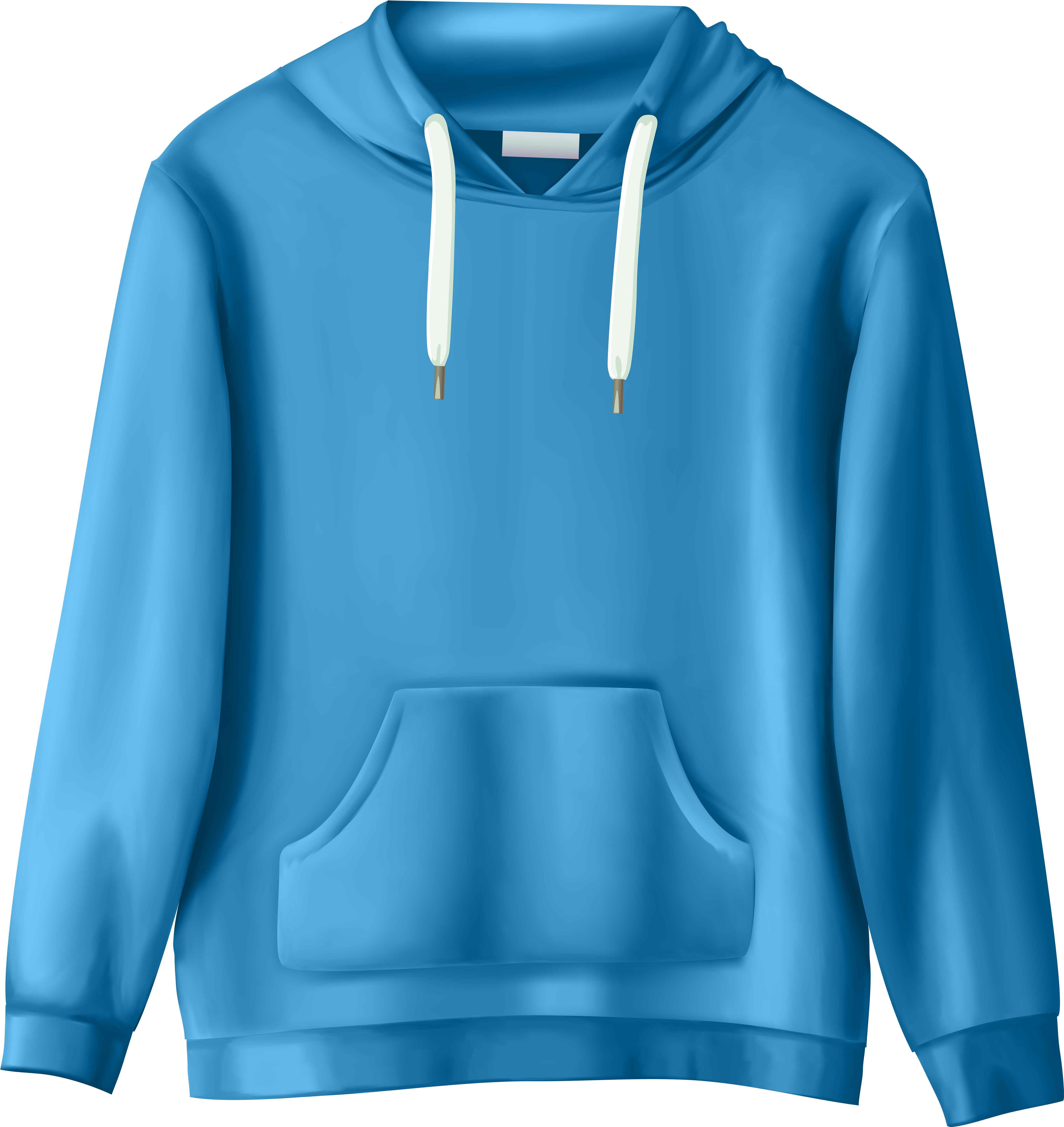 Blue Sweatshirt Png Clip Art - Clothes Transparent Background Clipart (5598x6000)