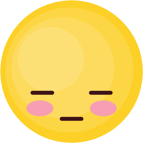 Face Emoticon Cute Circle Icon - Emoticon (550x550)