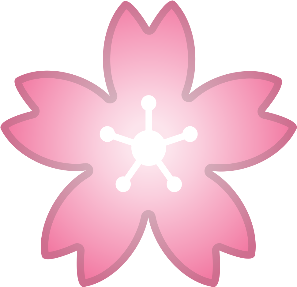 Cherry Blossom Icon - Pixel Cherry Blossom Transparent (1024x1024)