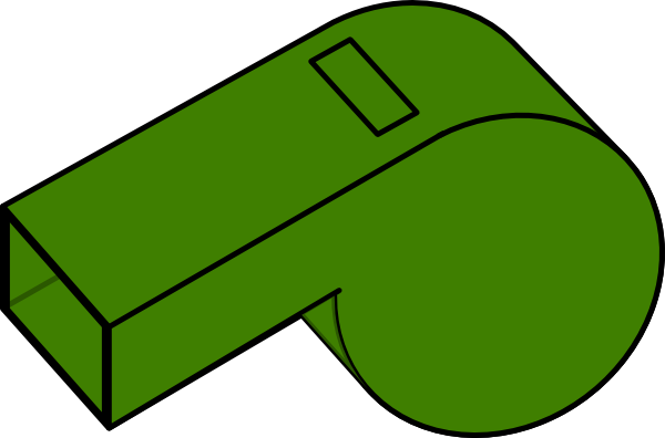 Clip Art Of A Whistle (600x396)