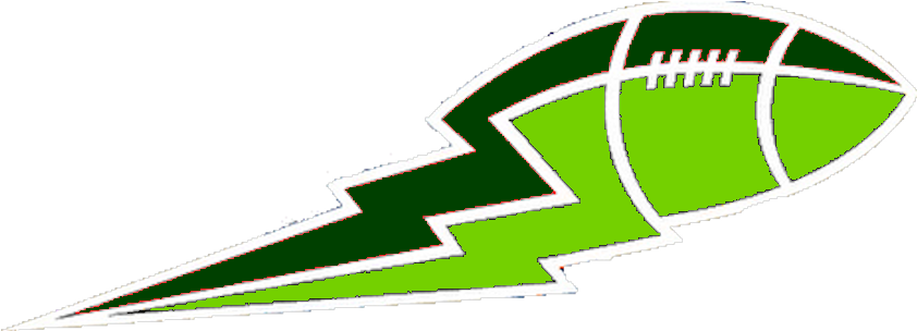 Green Football Helmet Clipart - Lime Green Football (877x386)