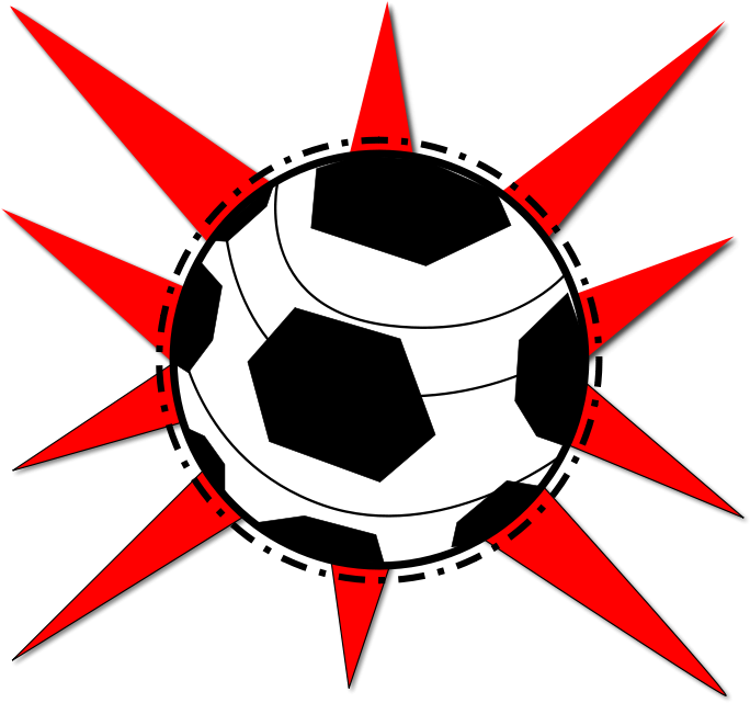 Free Ball Free 12 Football - Proud Soccer Dad Square Sticker 3" X 3" (800x667)