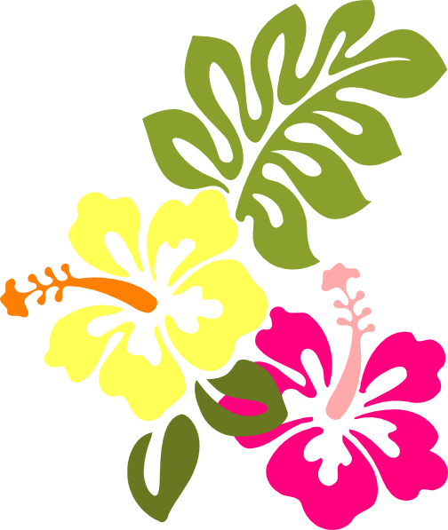 Computer Icons Hawaiian Hibiscus Yellow Hibiscus Clip - Hibiscus Clipart (504x597)