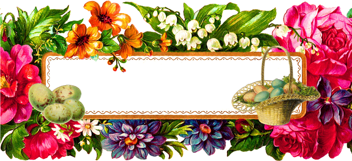 The Graphics Monarch - Floral Label Png (1200x630)