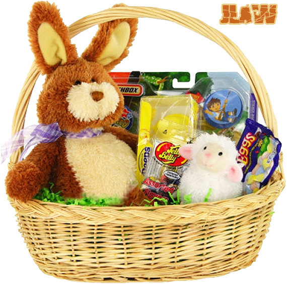 Psd Easter Basket - Large Easter Basket (570x564)