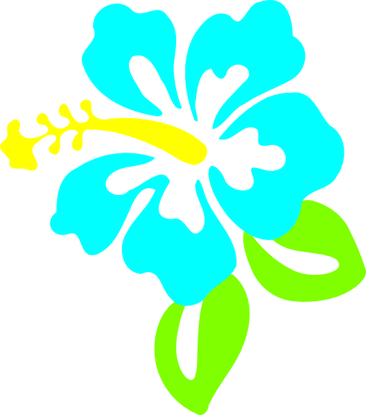 How To Set Use Turq Hibiscus Svg Vector - Ducttapeworld Hawaiian Flower Duct Tape Wallet (528x598)