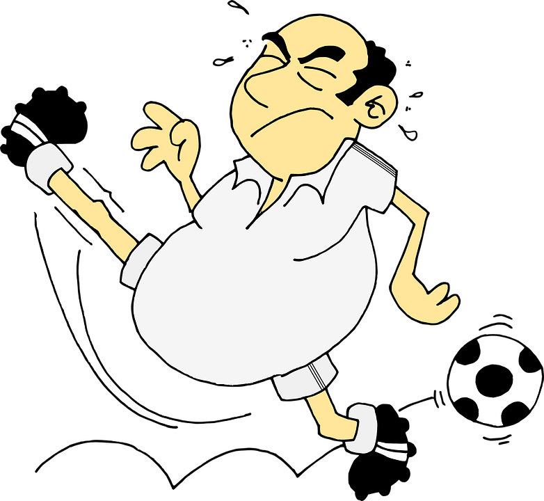 Fútbol, Bola, Jugador, Patadas, Hombre, Hobby, Deportes - Clipart Fotbal (782x720)