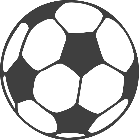 Football Clip Art - Football Black And White (1024x1024)