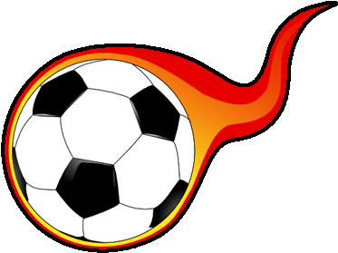Soccer Ball Flaming - Soccer Ball (375x375)
