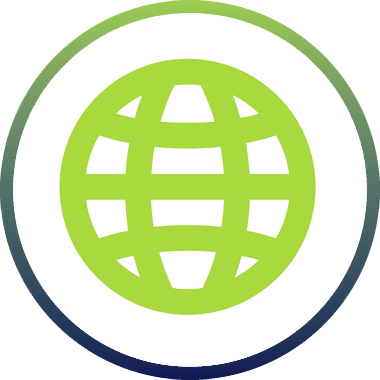 Internet Service Icon - Circle (380x380)