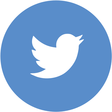 Soundcloud Mixcloud Facebook Twitter - Twitter Logo Png Circle (512x512)