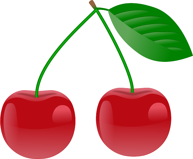 Cherries Clip Art Download - Sweet Summer Cherry Red Large Tote Bag, Adult Unisex, (640x527)