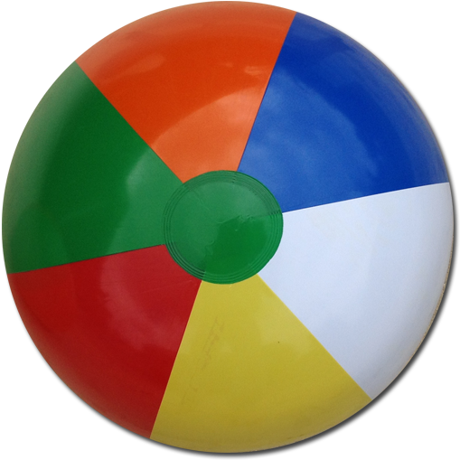 Beach Ball Bouncy Balls Natural Rubber Clip Art - Beach Ball Bouncy Balls Natural Rubber Clip Art (525x525)