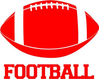 Elegant Flag Football Clipart Latter Day Clip Art Football - Football Is Life Shower Curtain (400x339)