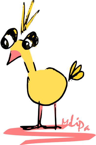 Free Digital Bird Doodle Png Scrapbooking Embellishment - Embellishment (575x594)
