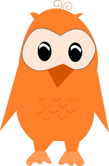 Free Digital Owl Scrapbooking Embellishment Eule Clipart - Cartoon (375x572)