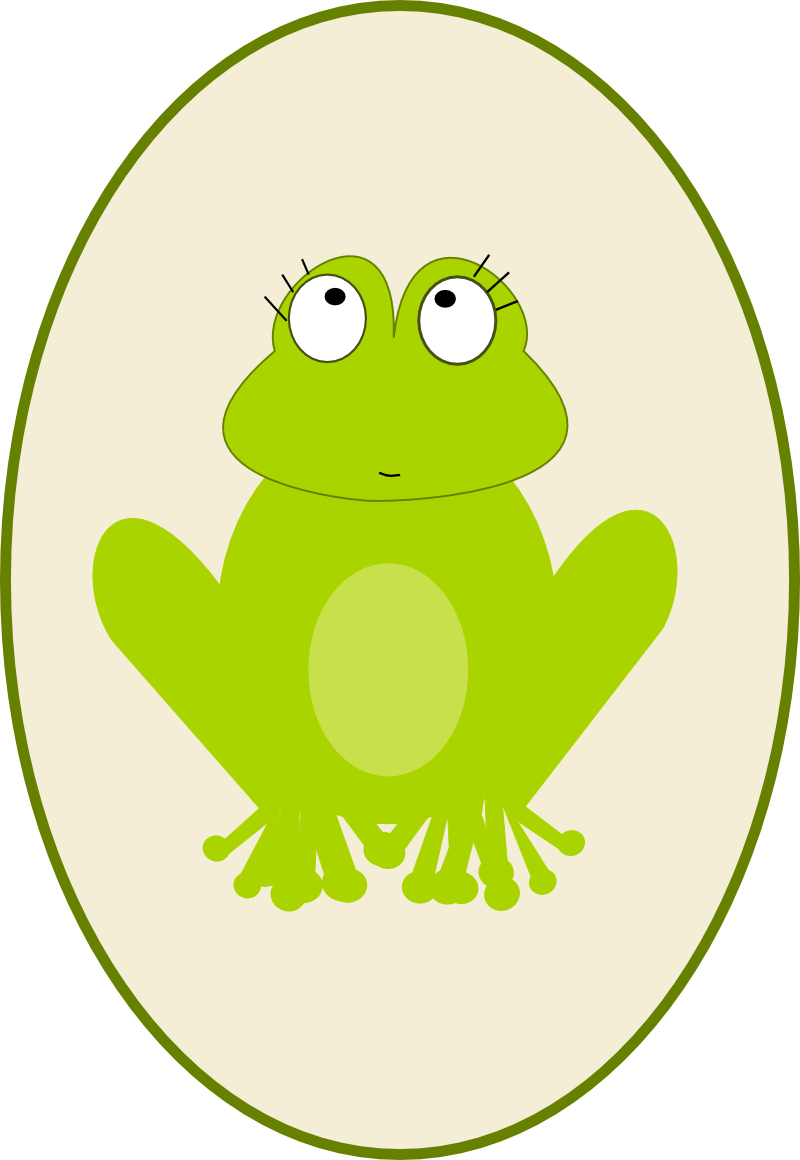 Toad True Frog Embellishment Clip Art - Toad True Frog Embellishment Clip Art (800x1160)