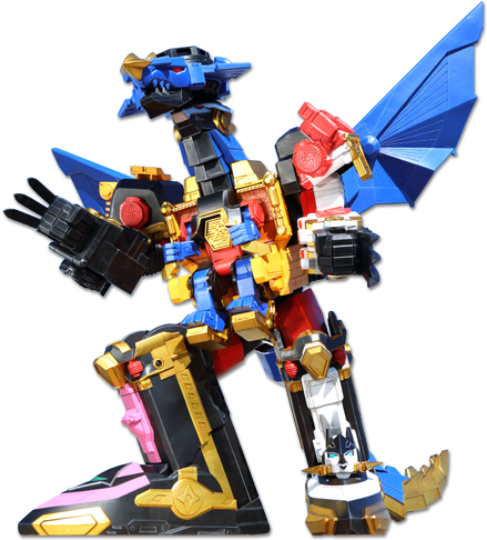 Ninja Steel Megazord - Power Rangers Ninja Steel Megazord Dragon (450x500)