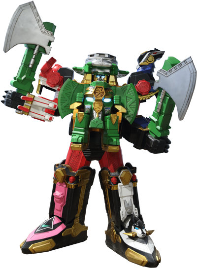 Rumble Tusk Ninja Steel Megazord - Power Rangers Ninja Steel Megazord (450x550)