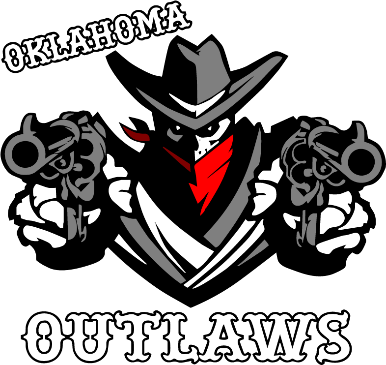 Enid,ok The Oklahoma Outlaws Announced Today That Kicker - Cowboy Vector (799x755)