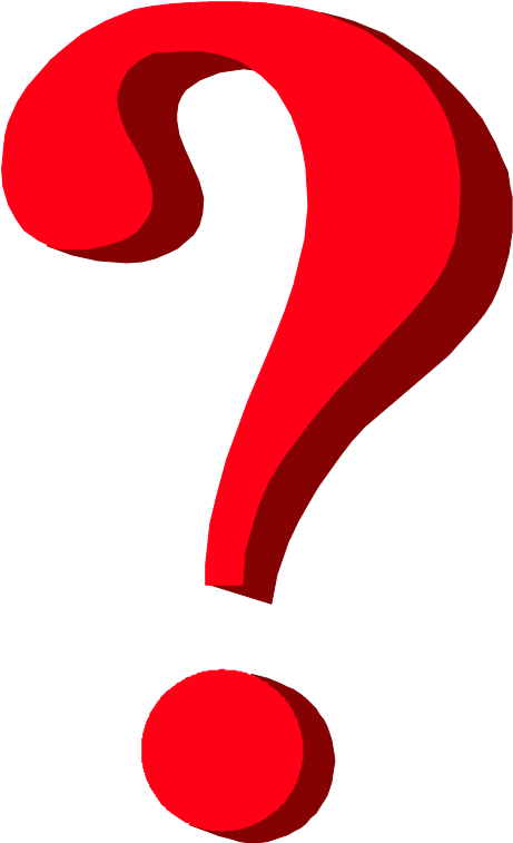 Question Mark Clipart Bacteria - Question Mark Png Red (470x766)