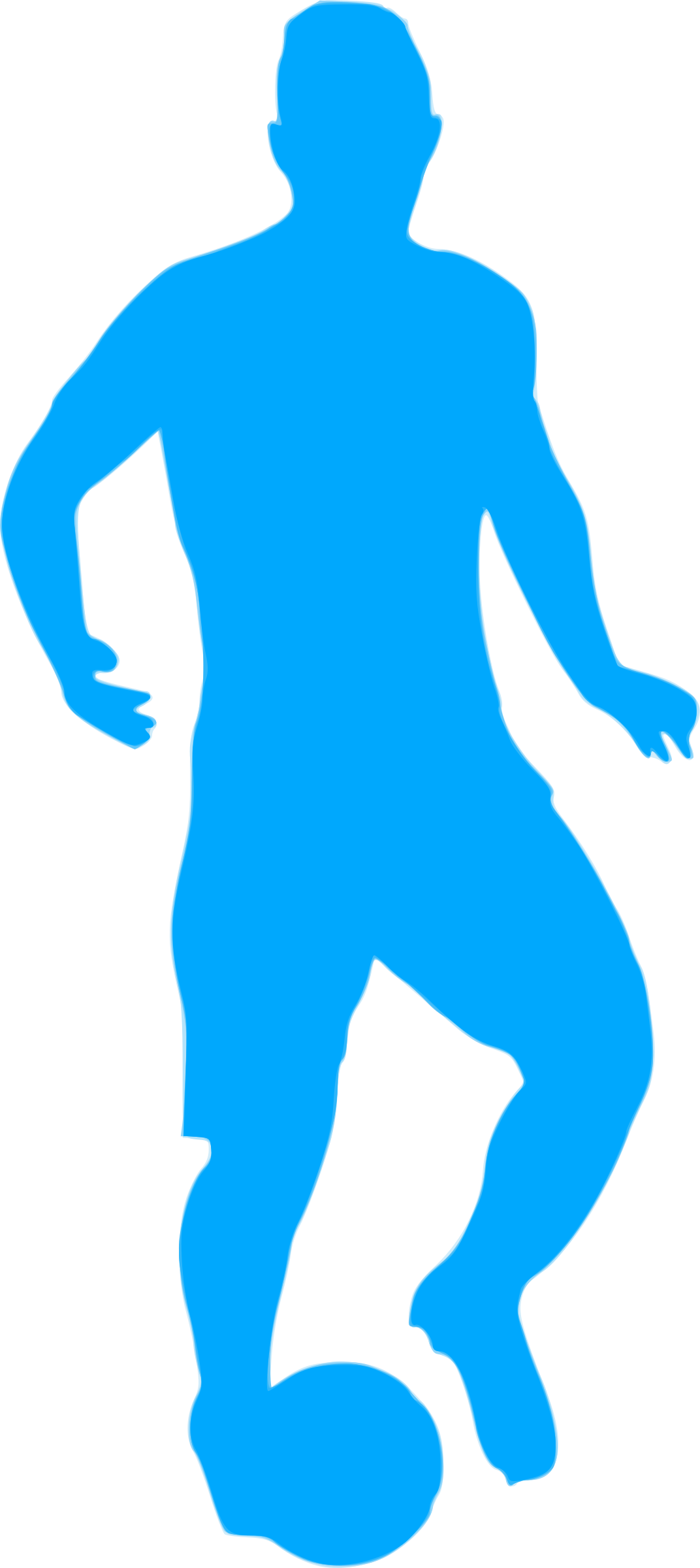 This Free Icons Png Design Of Silhouette Football 29 - Football Player In Vector Png (1072x2400)