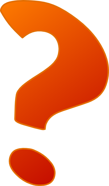 Question Mark Clip Art - Question Mark In Orange Png (348x591)