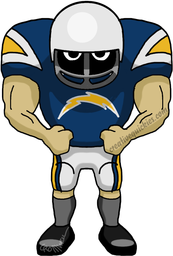 My Livelihood Is Custom Art And Advertising, But I - Cartoon Dallas Cowboys Player (752x940)