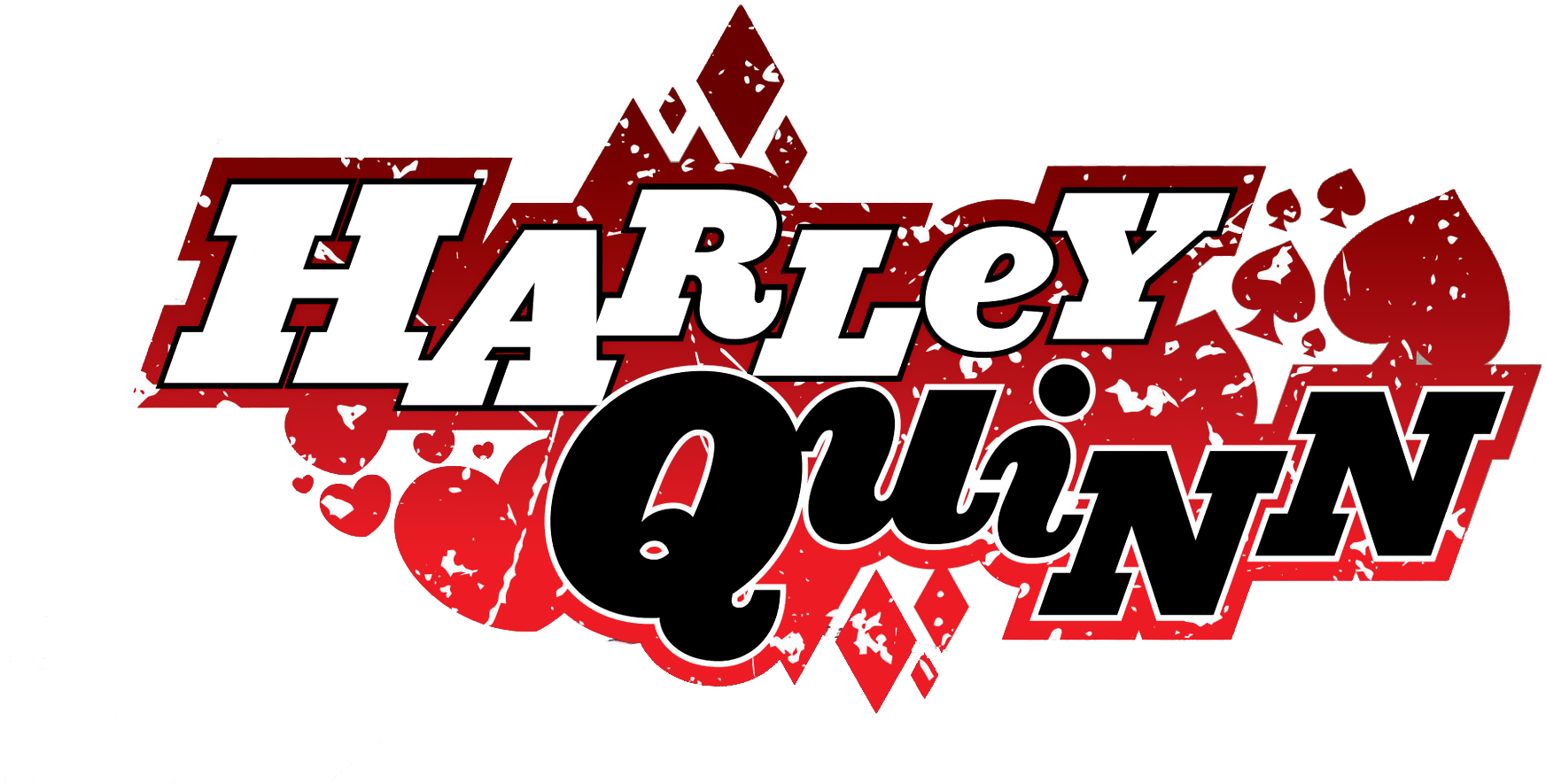 Wonder Woman Catwoman Spider Gwen Black Widow Supergirl - Harley Quinn Logo Png (1807x910)