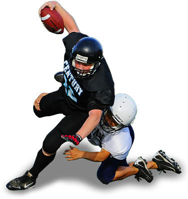 High School Football Avoid Injury - High School Football Png (374x430)