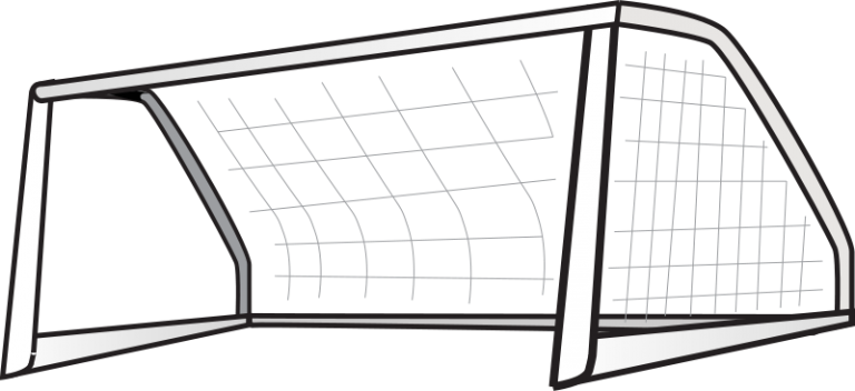Soccer Goal Pictures Clip Art Soccer Goal Clip Art - Football Goals Clipart (768x352)