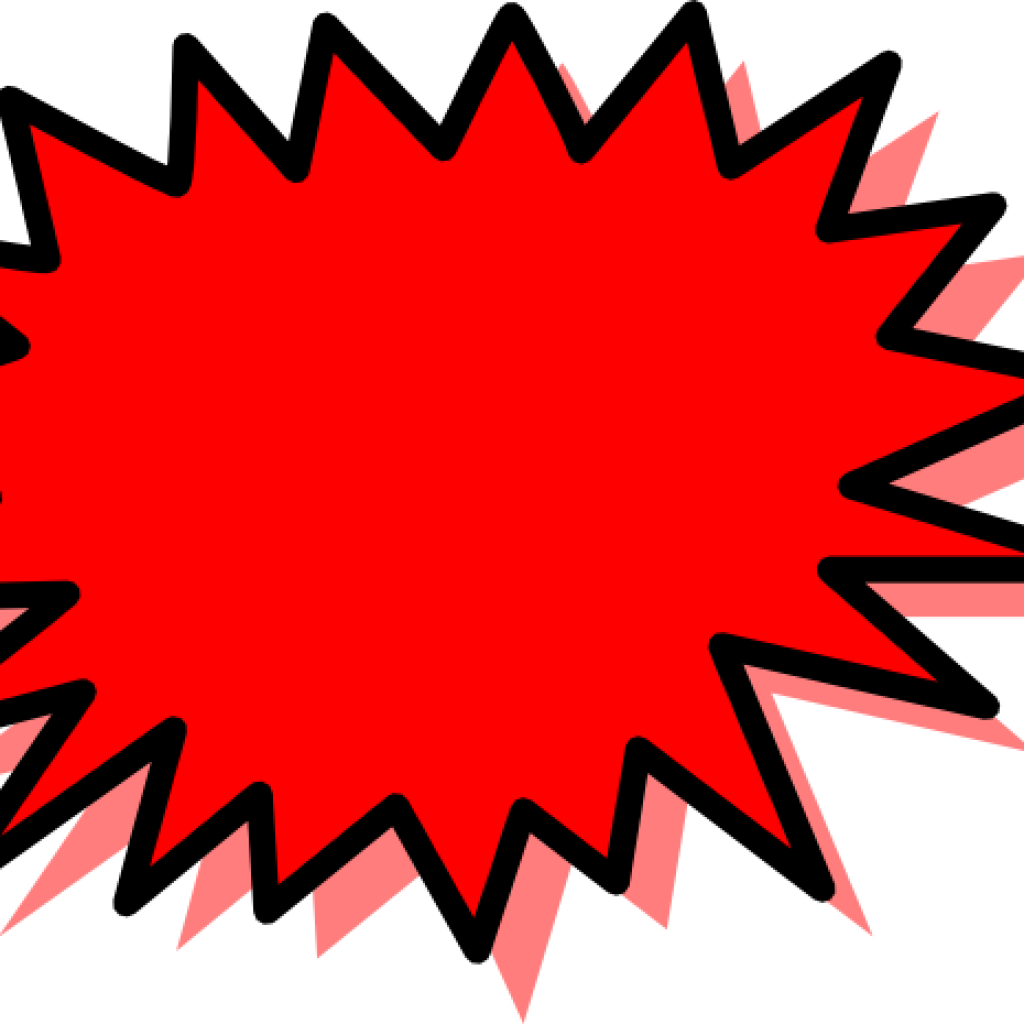 Pow Clipart Red Explosion Blank Pow Clip Art At Clker - Pearl Necklace With Leather,large Baroque Pearl Leather (2000x2000)