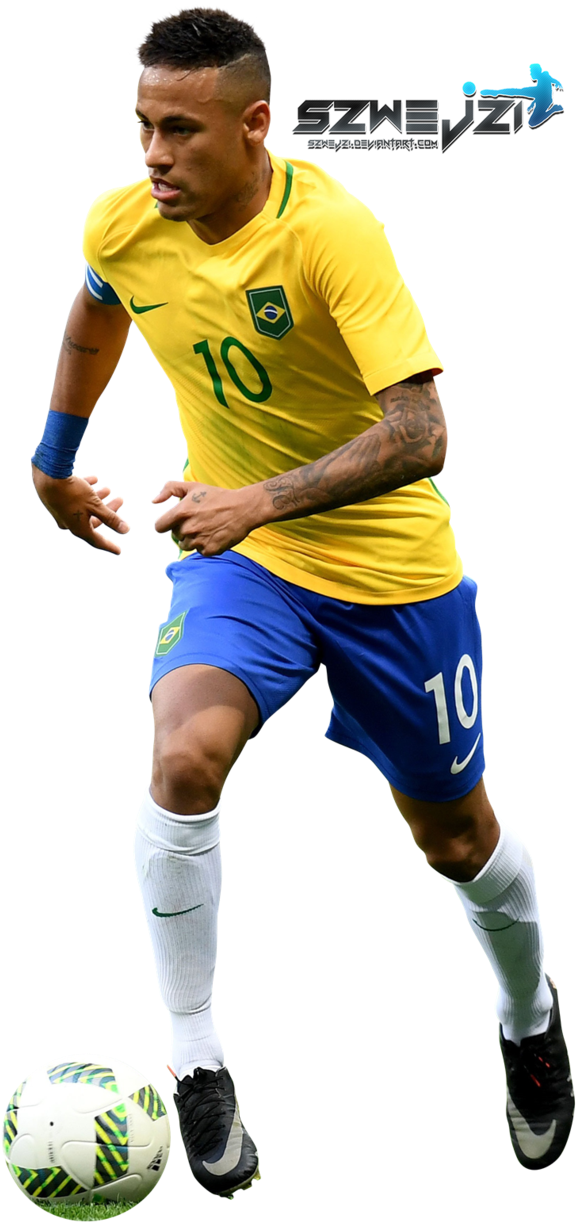 Neymar By Szwejzi - Player (630x1268)