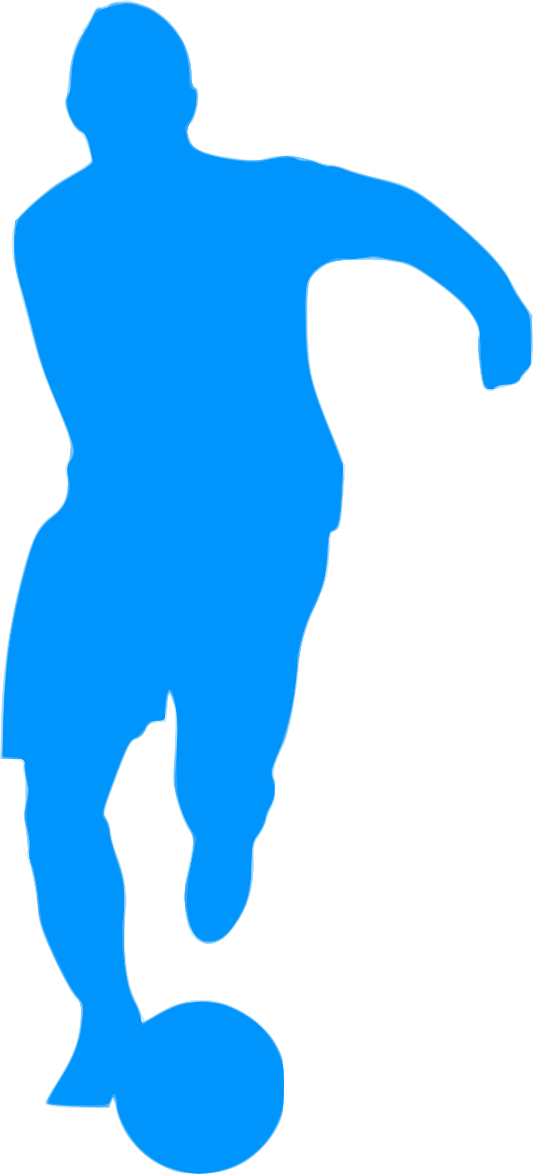 Silhouette Football 12 - Vektor Pemain Bola Png (1090x2400)