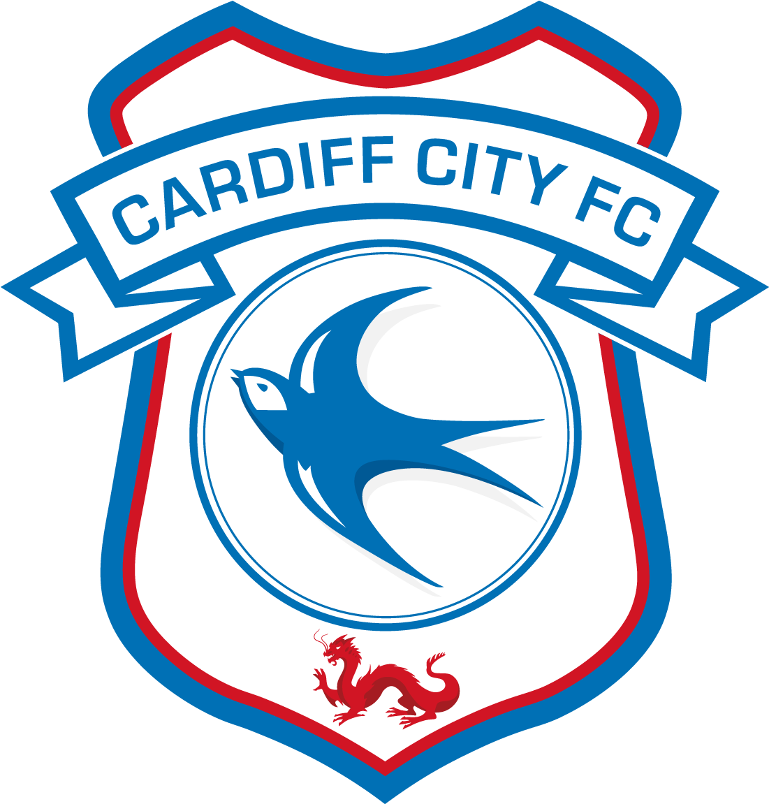 Cardiff City Fc Football Club Crest Logo Vector - Cardiff City Logo Png (1200x1200)