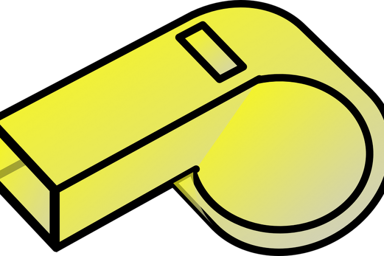 Referees' Association Meeting - Whistle Clip Art (765x510)
