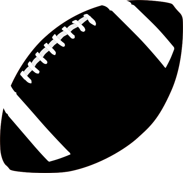 Football Clipart Vertical - American Football Ball Vector (640x607)